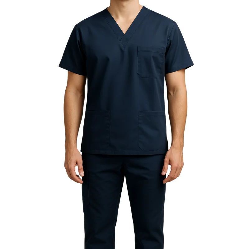 [1025-AZ-S] Ambo Médico Essential (S, Azul Marino)