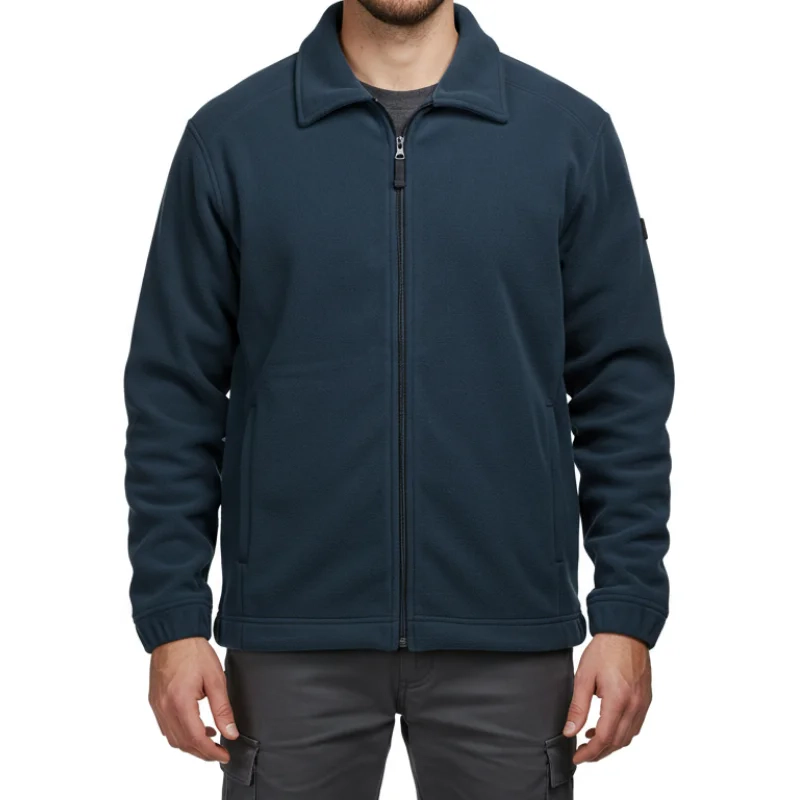 [1033-AZ-S] Campera Polar Térmica Max (S, Azul Marino)
