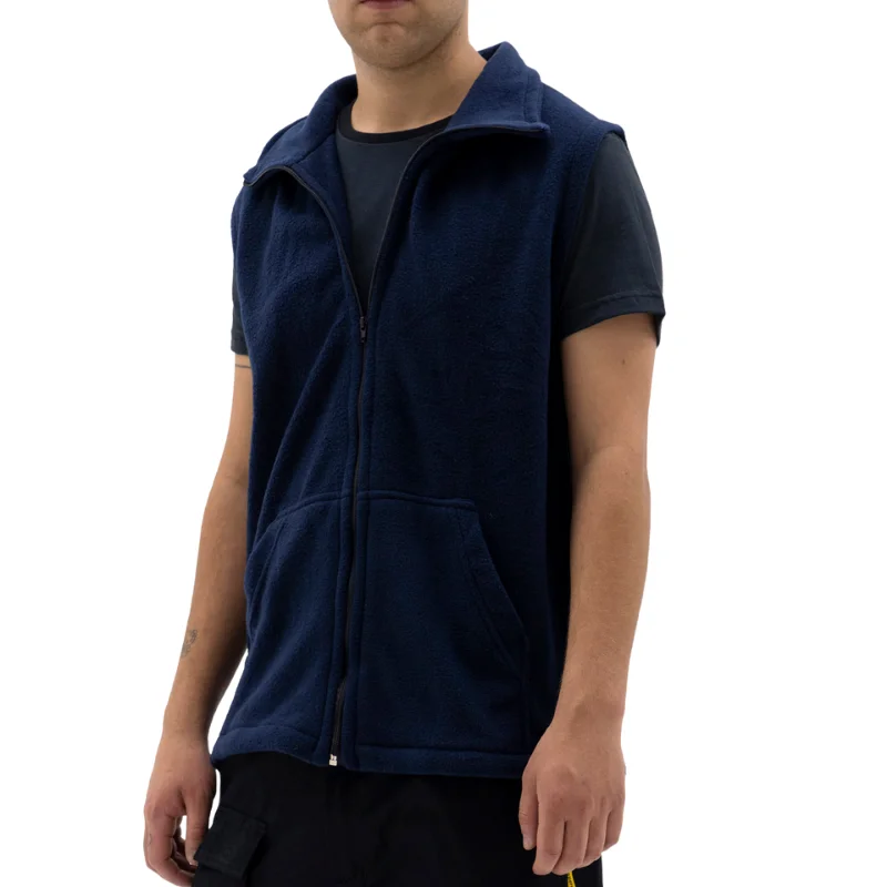 [1070-AZ-S] Chaleco Polar Pampero (S)